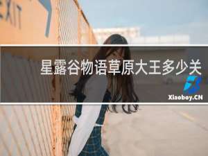 星露谷物语草原大王多少关