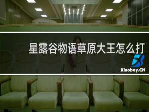 星露谷物语草原大王怎么打