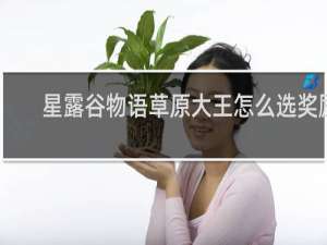星露谷物语草原大王怎么选奖励