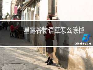 星露谷物语草怎么除掉