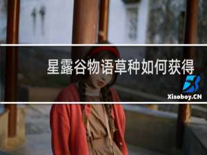 星露谷物语草种如何获得