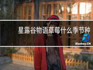 星露谷物语草莓什么季节种