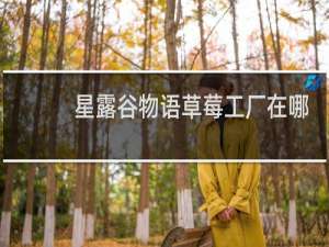 星露谷物语草莓工厂在哪