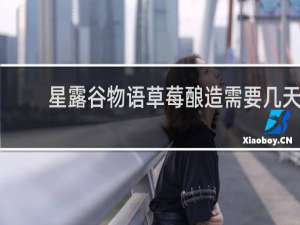 星露谷物语草莓酿造需要几天