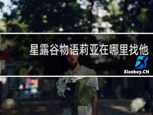 星露谷物语莉亚在哪里找他