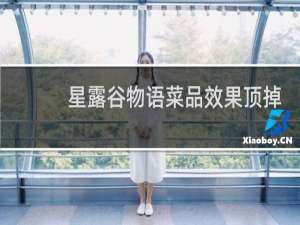 星露谷物语菜品效果顶掉