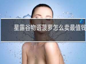 星露谷物语菠萝怎么卖最值钱