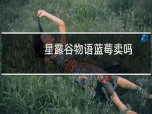 星露谷物语蓝莓卖吗