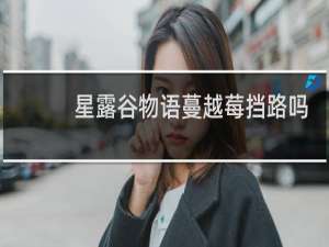 星露谷物语蔓越莓挡路吗