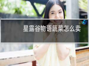 星露谷物语蔬菜怎么卖