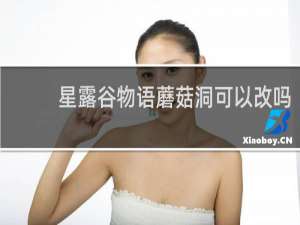 星露谷物语蘑菇洞可以改吗