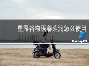 星露谷物语蘑菇洞怎么使用