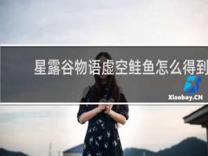 星露谷物语虚空鲑鱼怎么得到