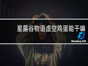 星露谷物语虚空鸡蛋能干嘛
