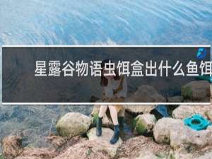 星露谷物语虫饵盒出什么鱼饵