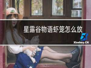 星露谷物语虾笼怎么放