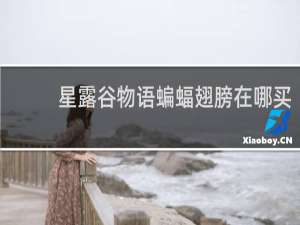 星露谷物语蝙蝠翅膀在哪买