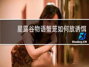 星露谷物语蟹笼如何放诱饵