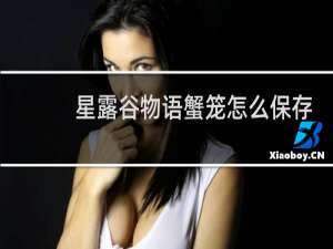 星露谷物语蟹笼怎么保存