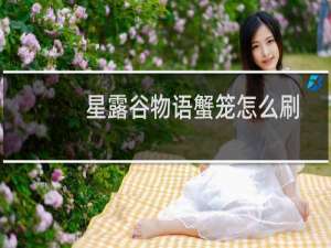 星露谷物语蟹笼怎么刷