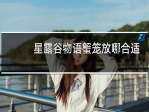 星露谷物语蟹笼放哪合适