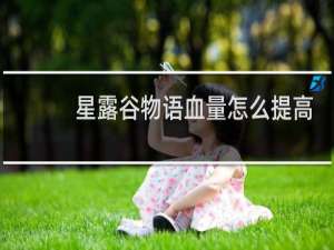 星露谷物语血量怎么提高