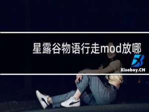 星露谷物语行走mod放哪