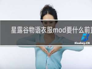 星露谷物语衣服mod要什么前置