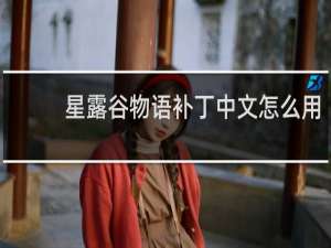 星露谷物语补丁中文怎么用