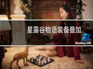 星露谷物语装备叠加