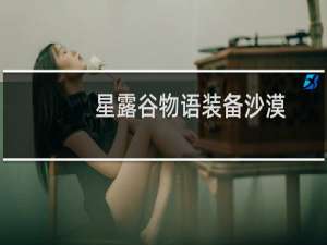 星露谷物语装备沙漠