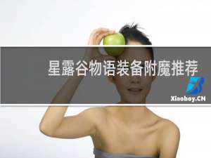 星露谷物语装备附魔推荐