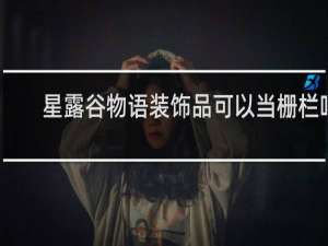 星露谷物语装饰品可以当栅栏吗