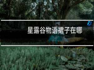 星露谷物语裙子在哪
