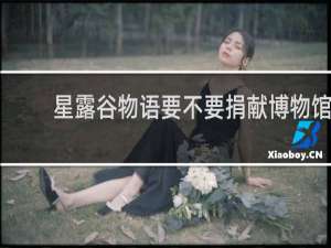 星露谷物语要不要捐献博物馆