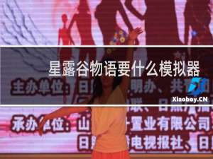 星露谷物语要什么模拟器