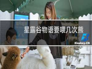 星露谷物语要喂几次熊