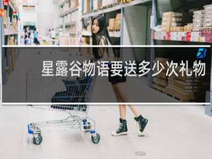 星露谷物语要送多少次礼物