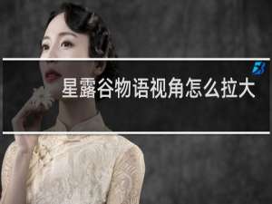 星露谷物语视角怎么拉大