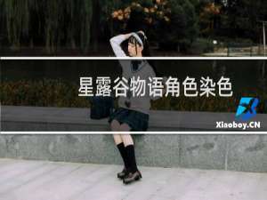 星露谷物语角色染色