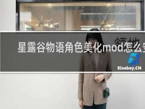 星露谷物语角色美化mod怎么安