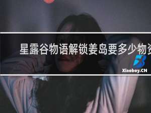 星露谷物语解锁姜岛要多少物资