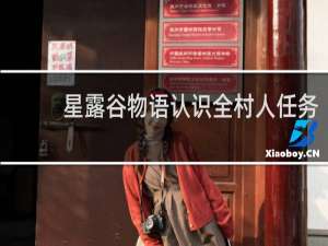 星露谷物语认识全村人任务