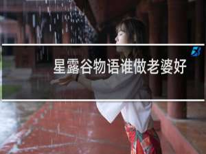 星露谷物语谁做老婆好