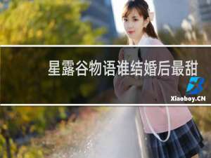 星露谷物语谁结婚后最甜