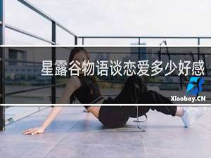 星露谷物语谈恋爱多少好感