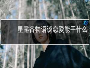 星露谷物语谈恋爱能干什么