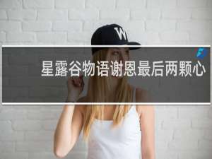 星露谷物语谢恩最后两颗心