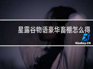 星露谷物语豪华畜棚怎么得