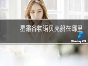 星露谷物语贝壳船在哪里